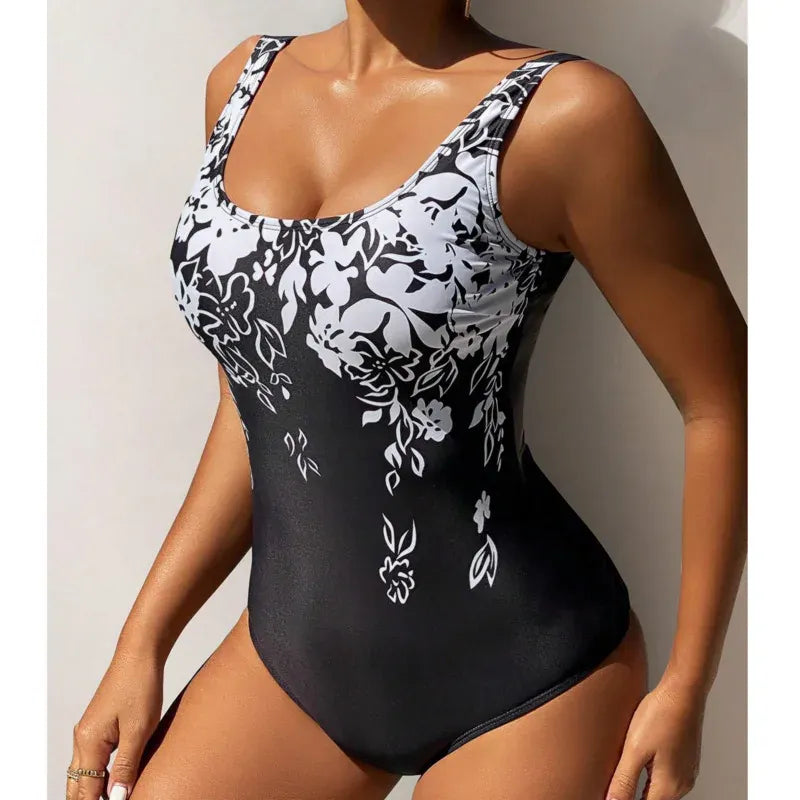 Maillot de Bain Femme Grande Taille Push-Up – Une Pièce Élégante et Confortable 2025