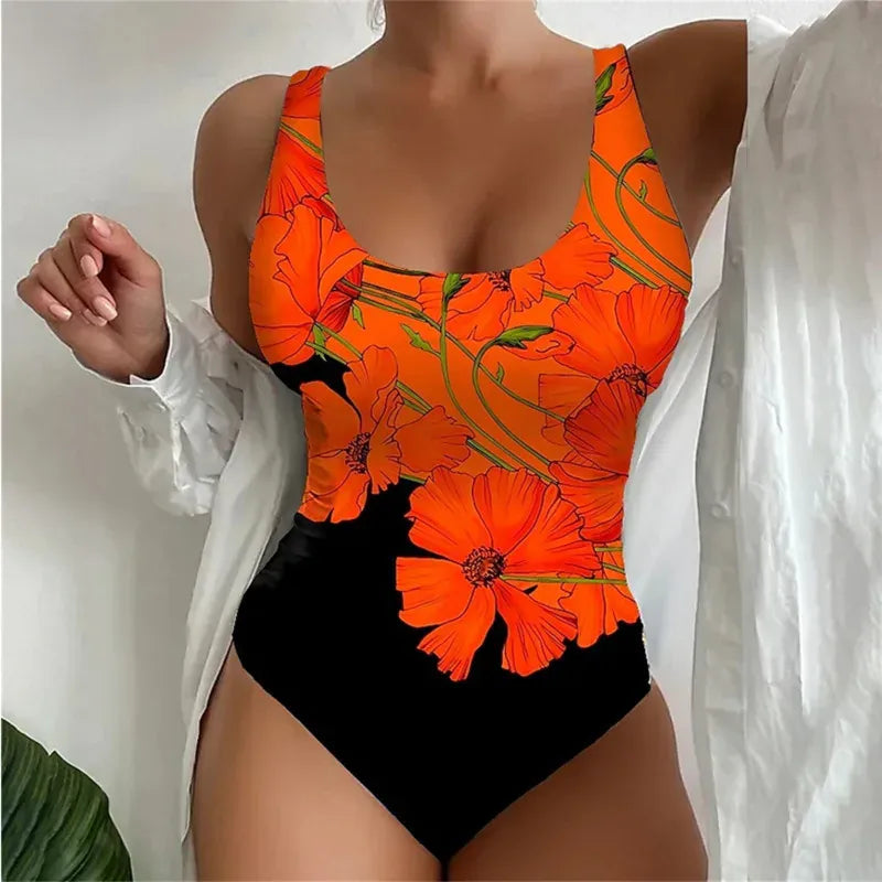 Maillot de Bain Femme Grande Taille Push-Up – Une Pièce Élégante et Confortable 2025